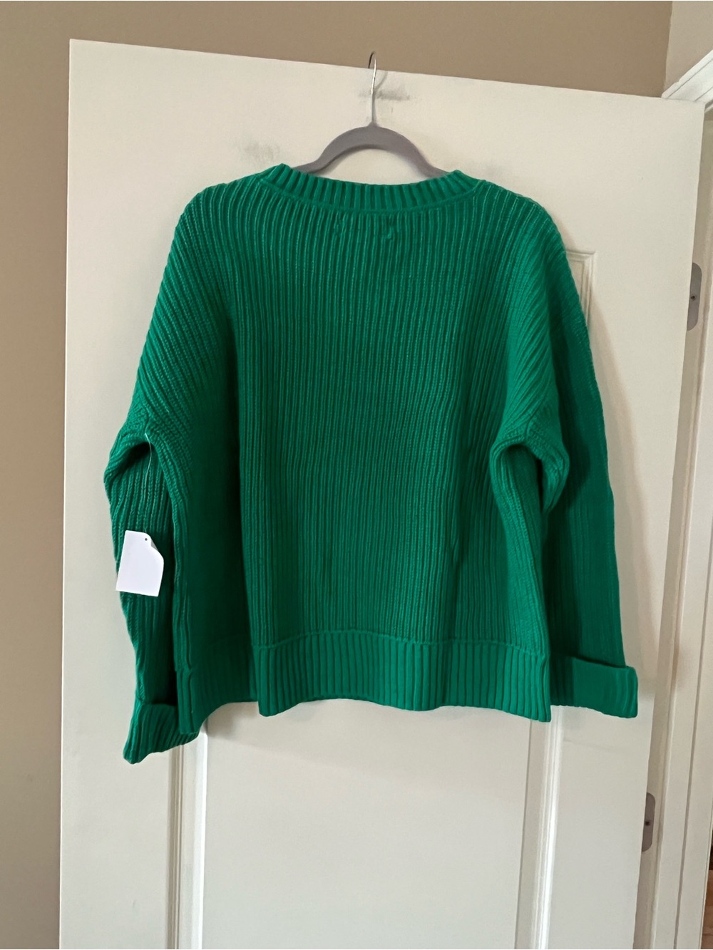 Lucky Brand Green Ribbed Crewneck Sweater Women’s Size 1X - Picture 6 of 13